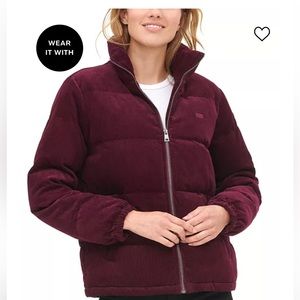 LEVI’S WOMEN’S CORDUROY PUFFER JACKET